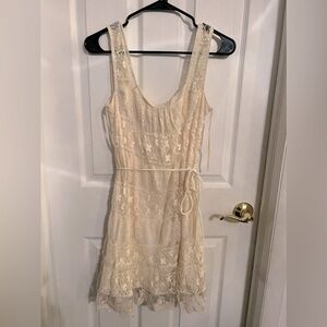 Lace dress new with tags perfect to wear under sweater or as is for fall!